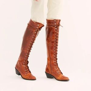 Free People x Jeffrey Campbell Joe Lace-up Boot